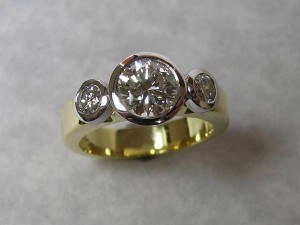 Three diamond ring