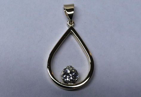 Brilliant cut Diamond Pendant