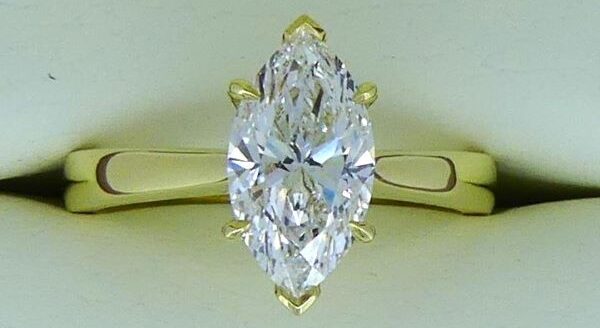 Magical Marquise Diamond Engagement Ring